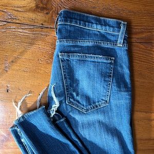 Current Elliott Uneven Hem Loved Destroy